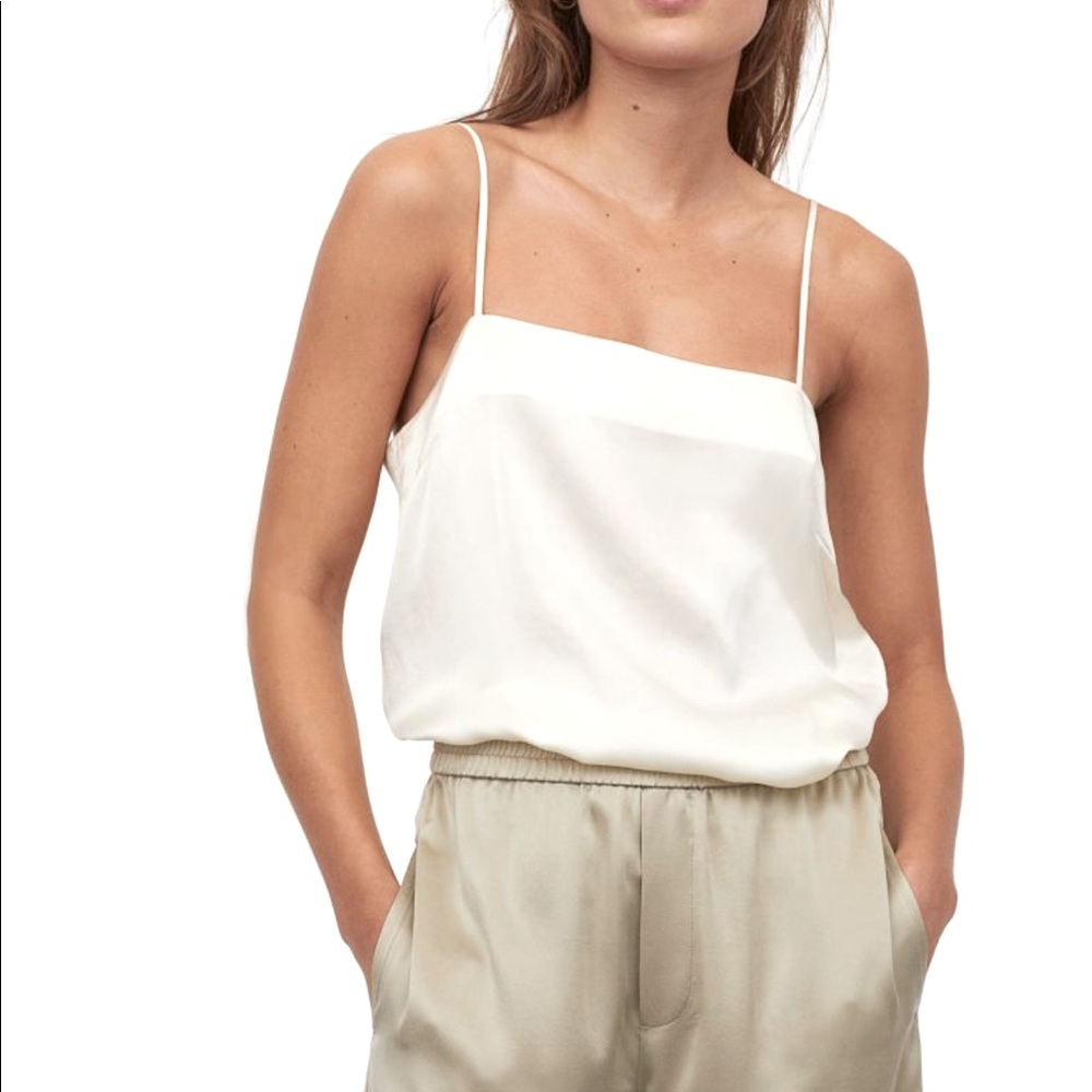 100% Silk Cami spaghetti straps